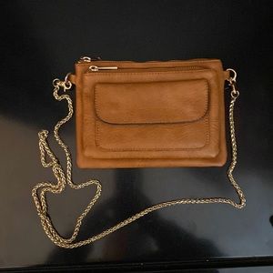 Brown Leather Crossbody